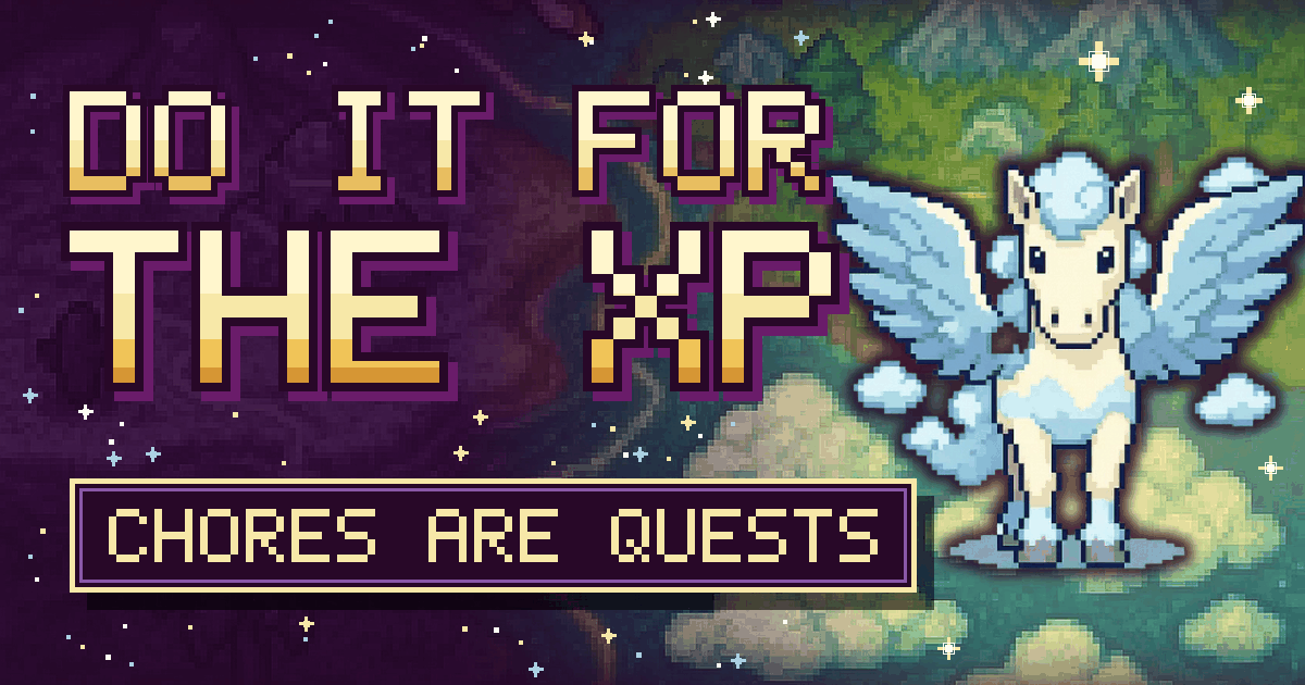 I turned my kids' chore list into an SNES-style RPG. Chores are beasts, and finishing one wins the f